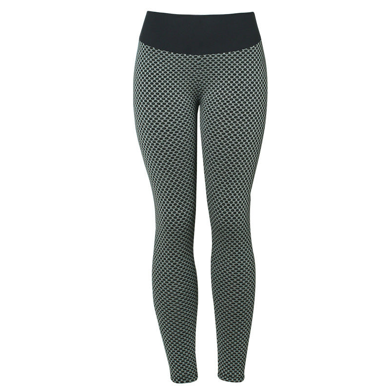 Push-Up Fitness Leggings High Waist Netzmuster